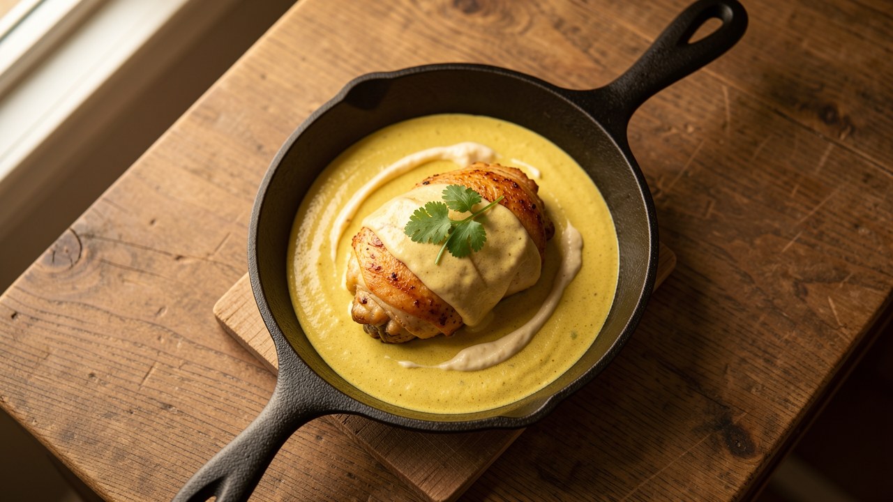 Creamy Turmeric Chicken Skillet: A Comforting Weeknight Dinner